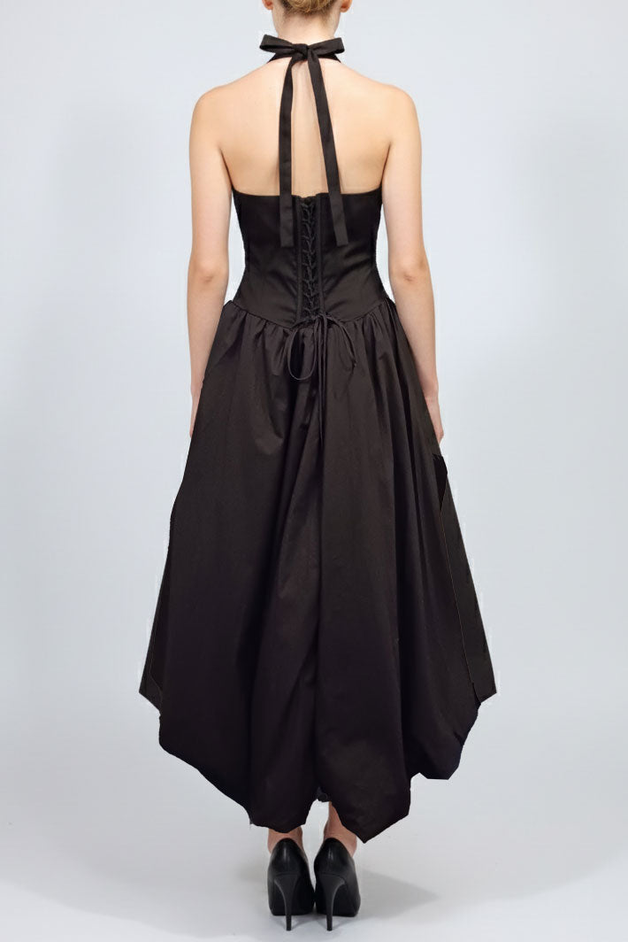 バブルミディドレスブラックS~Mサイズ