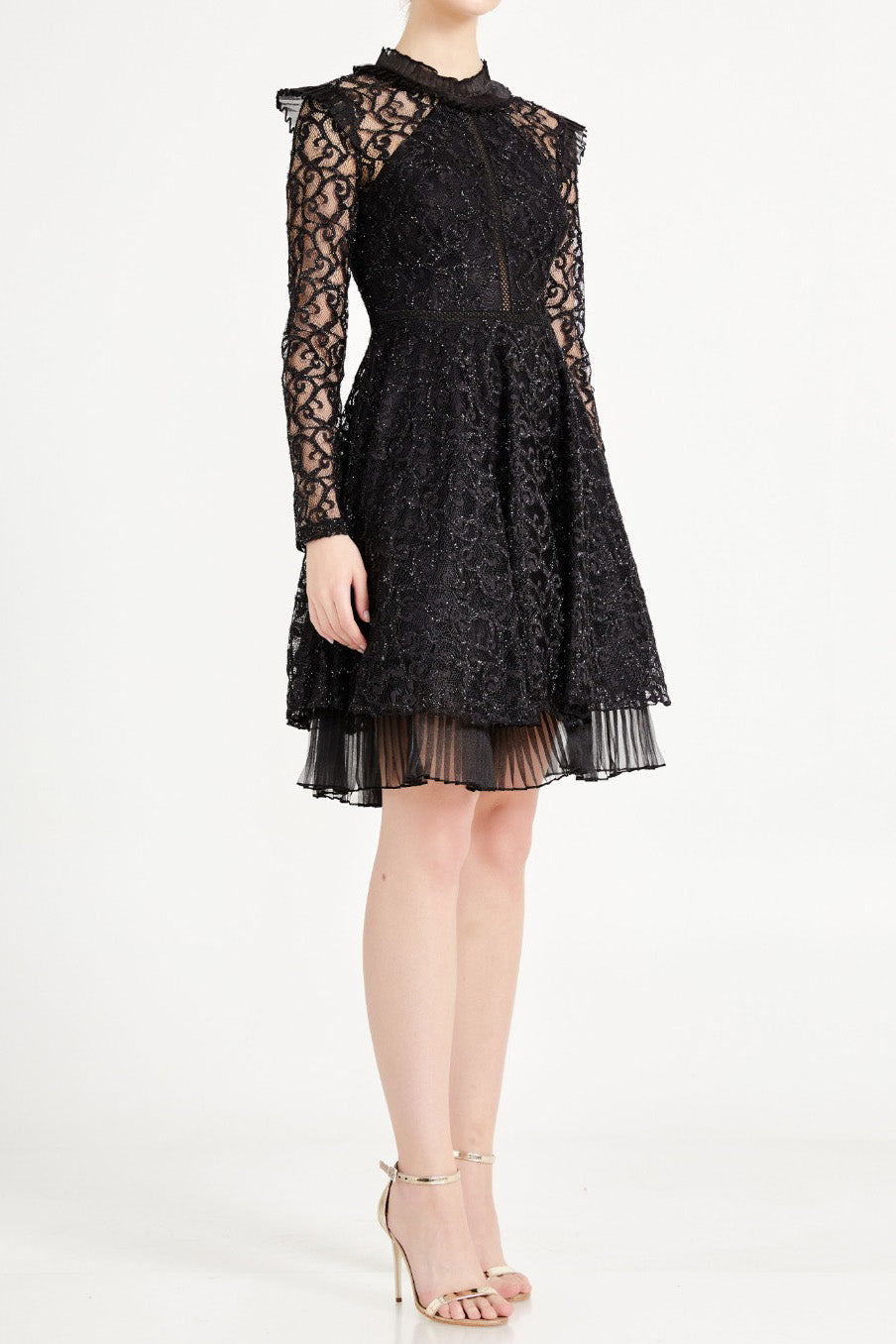 ゴバーナカクテルドレスブラックSサイズ