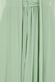 ロングケープレットドレスミントグリーンMサイズ