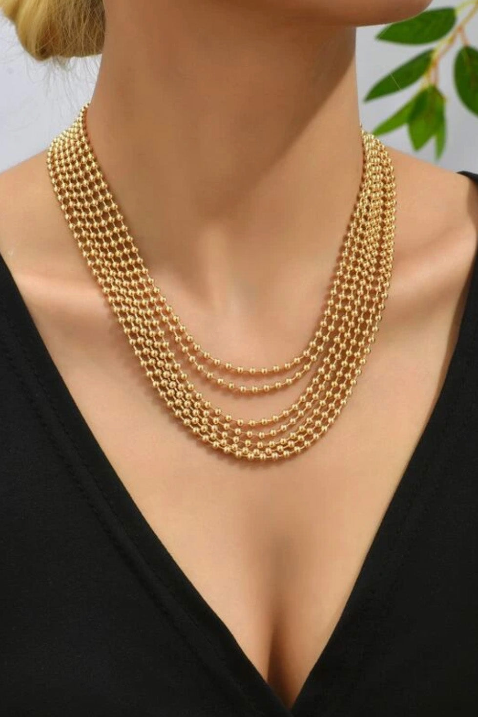 チェーンネックレスゴールド