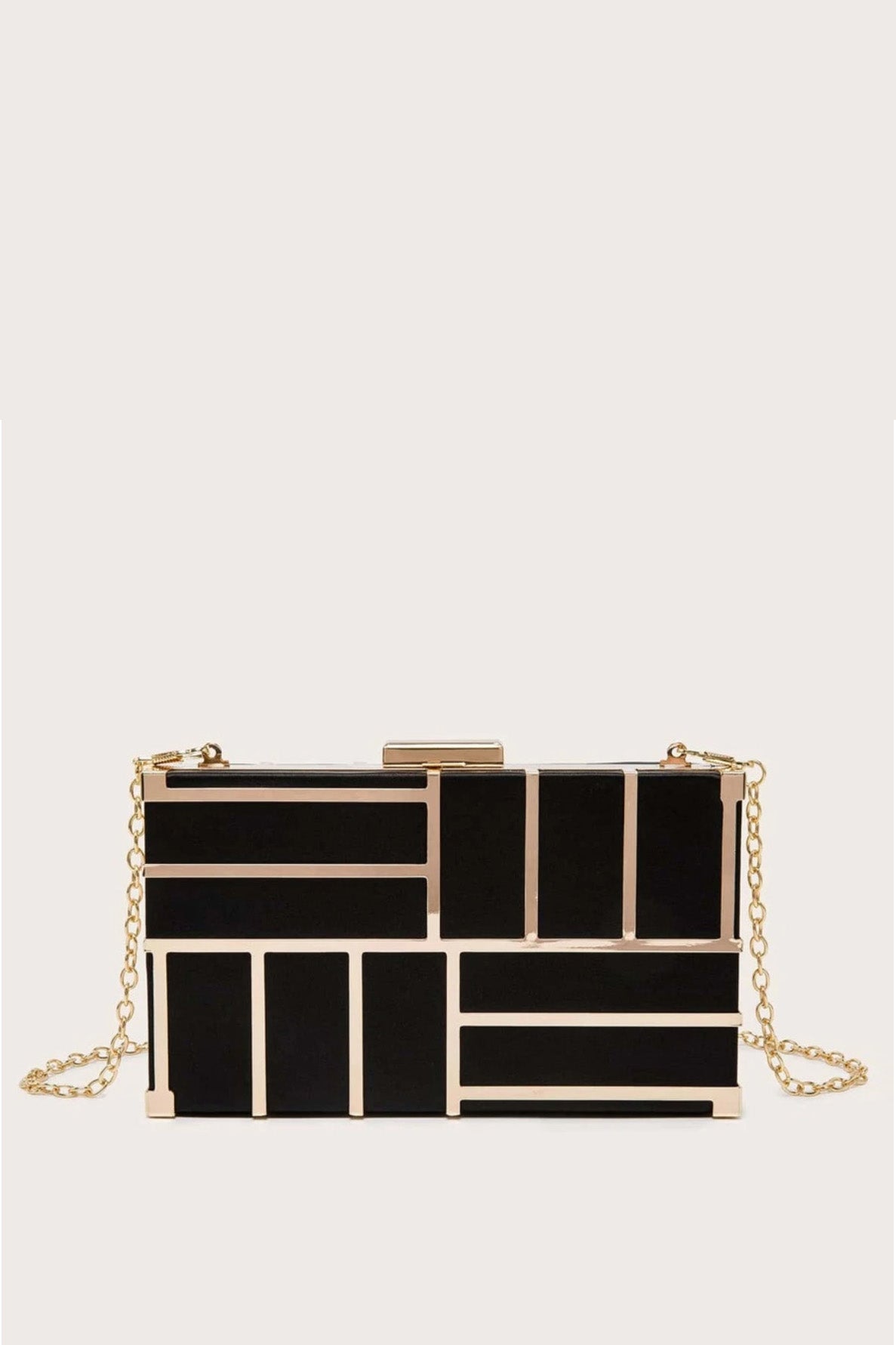 スクエアクラッチブラック