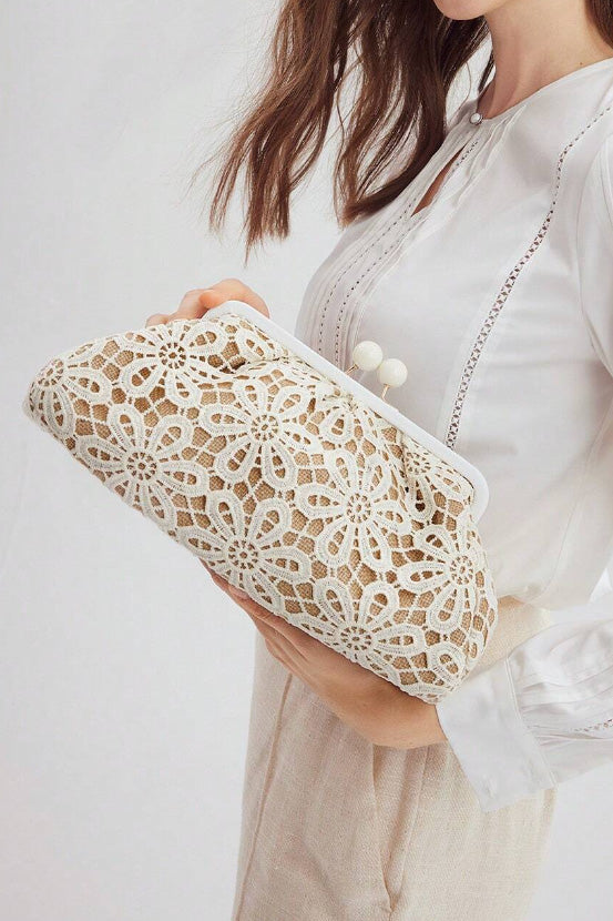 レースクラッチホワイト