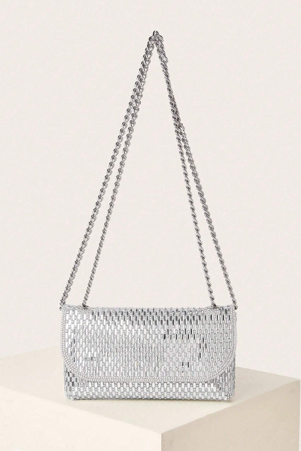 ミニショルダーバックシルバー