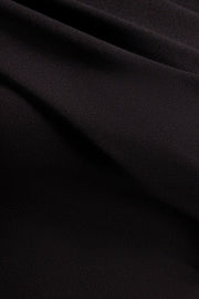 サッシュワンショルダーロングドレスブラックMサイズ