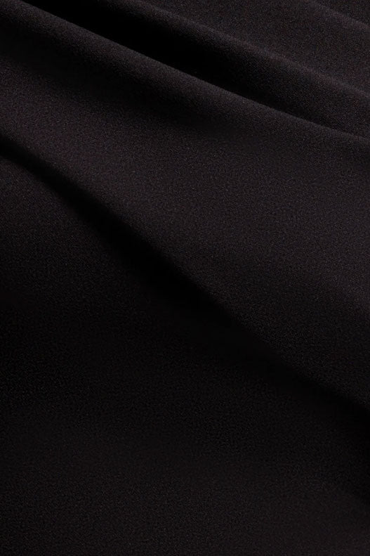 サッシュワンショルダーロングドレスブラックMサイズ