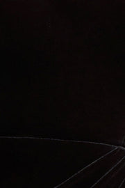 クラッシュベロアスクエアネックマーメイドドレスネイビーSサイズ