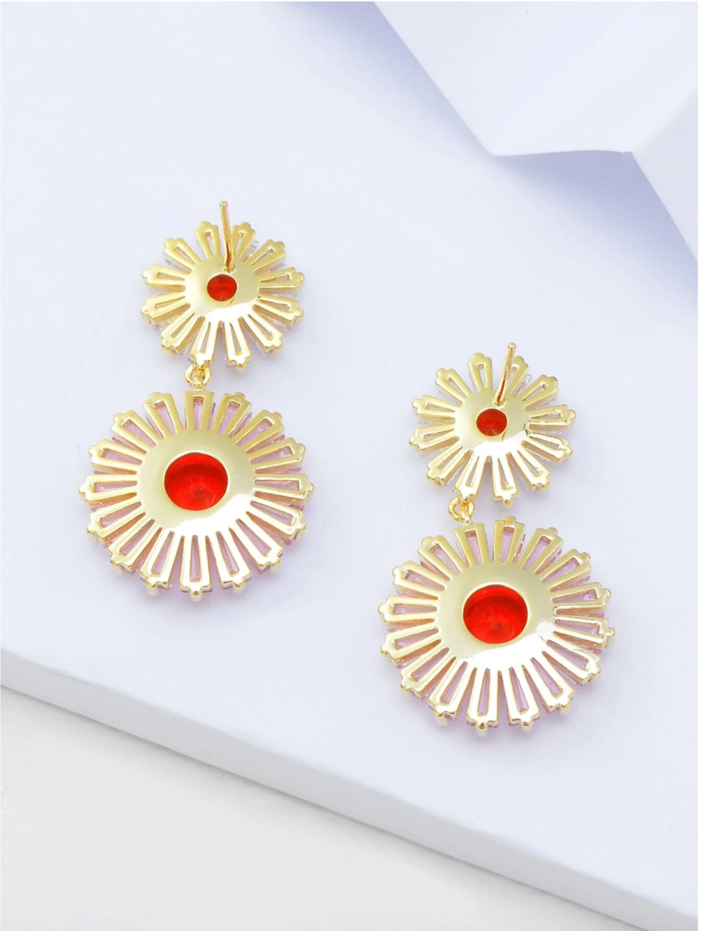 マーガレットピアスピンク