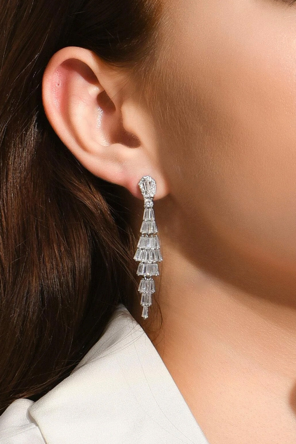 ステートメントピアスシルバー