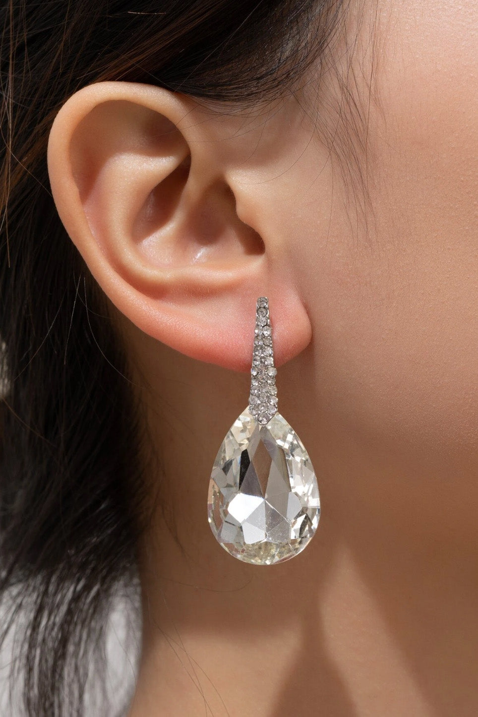 ティアドロップピアスシルバー