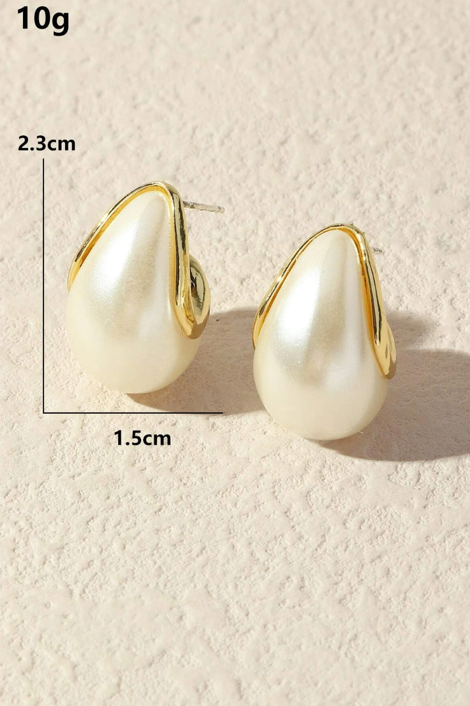 パールデコレーションピアス（14Kゴールドメッキ）
