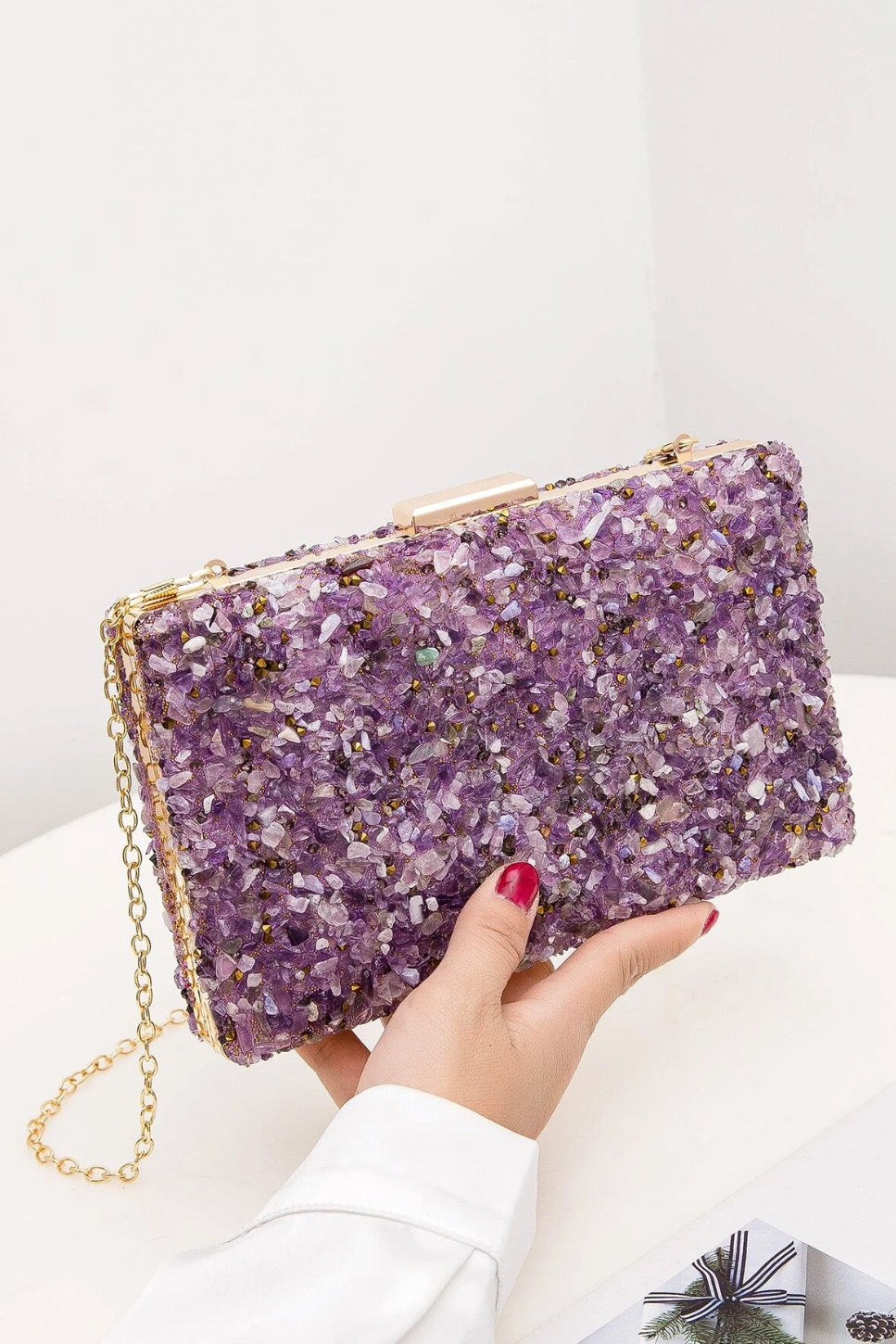 ストーンクラッチパープル