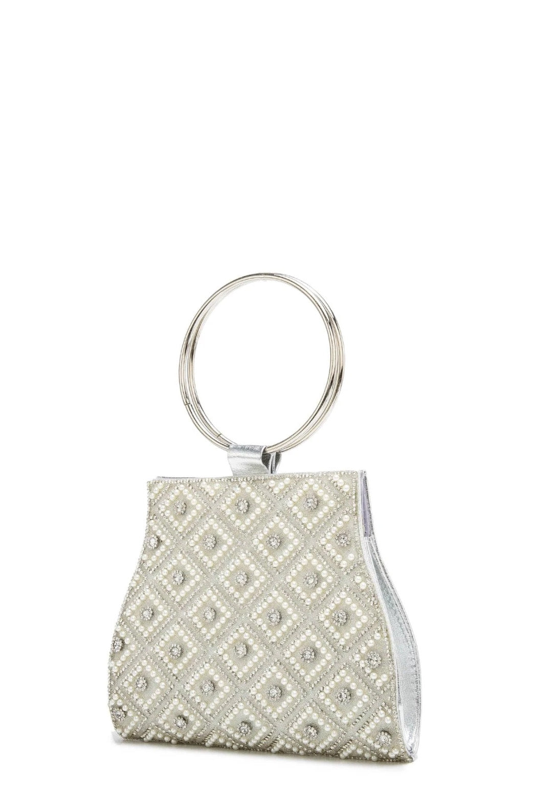 リングハンドルクラッチシルバー