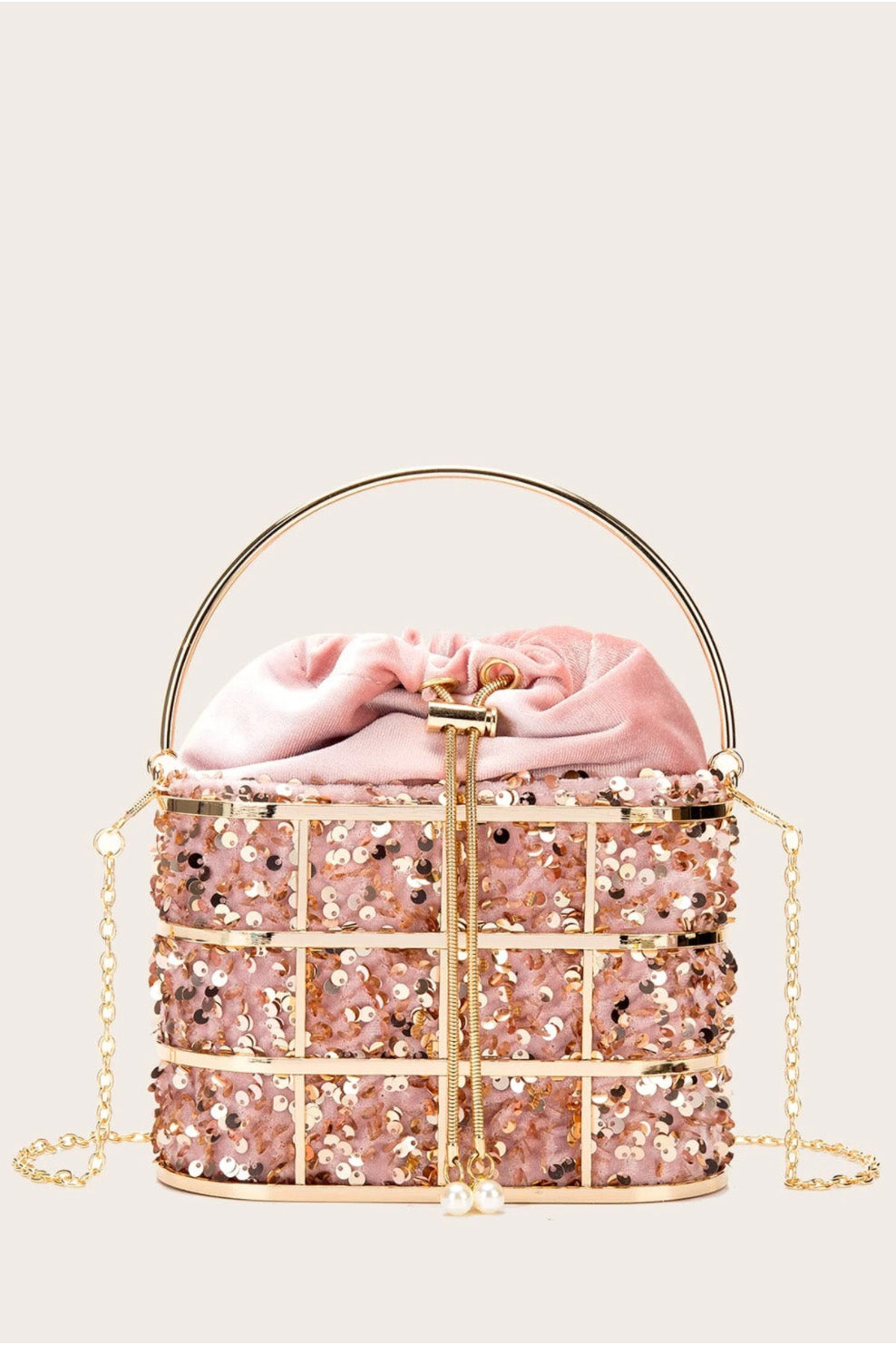 バスケットゴールド×ピンク