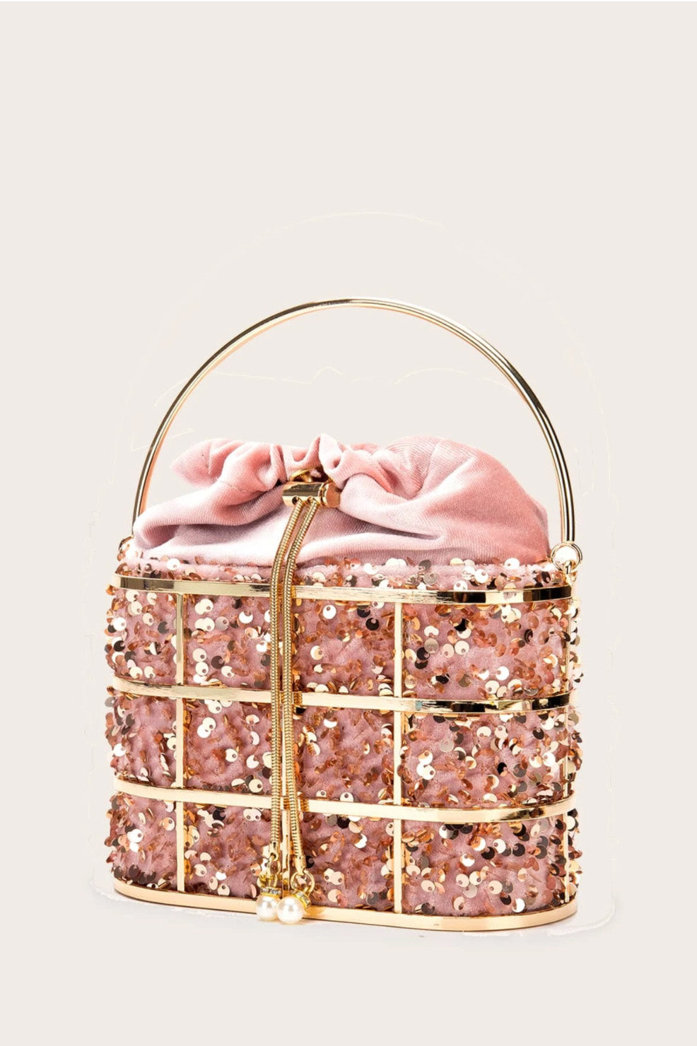 バスケットゴールド×ピンク