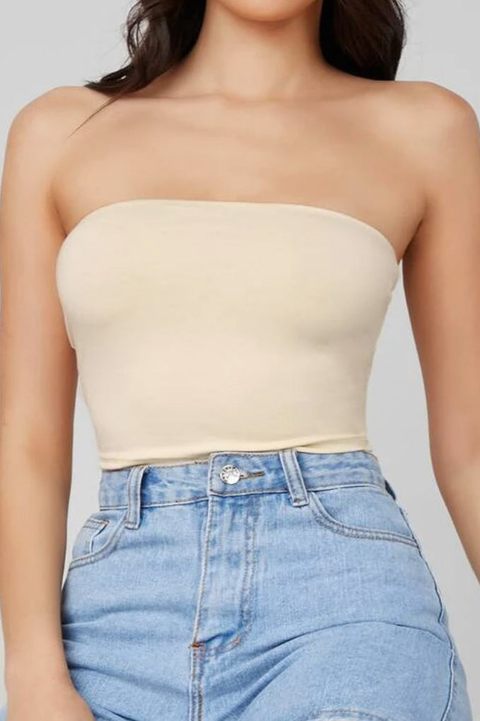 【ドレスとセットで無料】ベアトップベージュ(カップ無し)